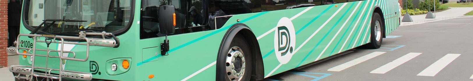 The side of a DDOT bus